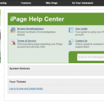 iPage help center