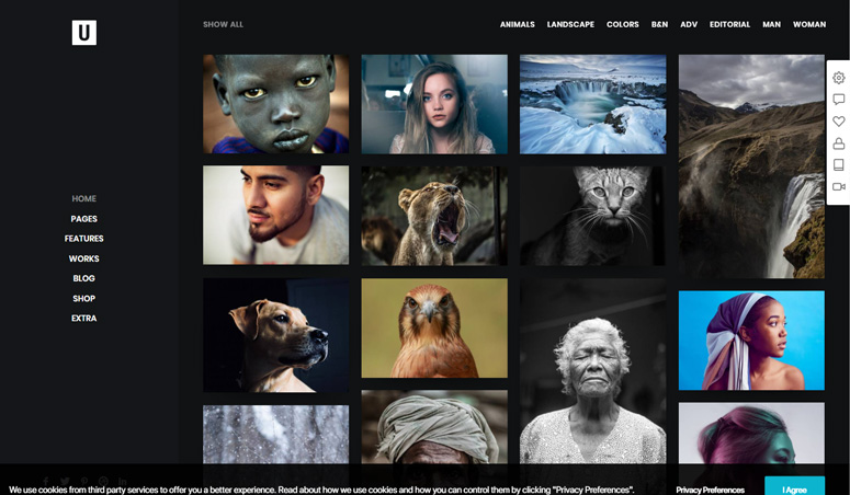uncode-theme-photography-site
