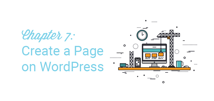 chapter 7 create a page on wordpress