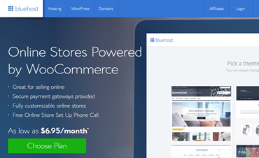 bluehost woocommerce hosting review