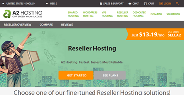 a2 hosting reseller