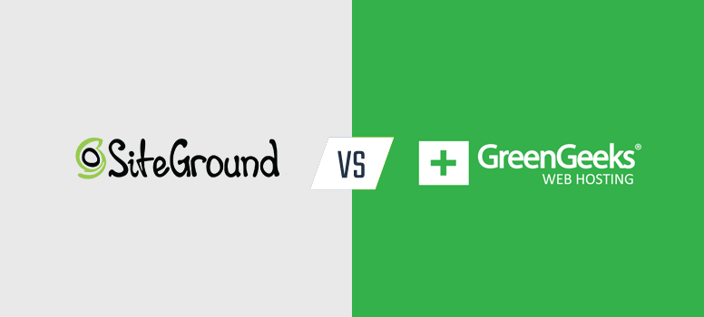siteground vs. greengeeks
