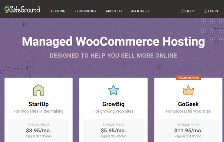 siteground woocommerce hosting review