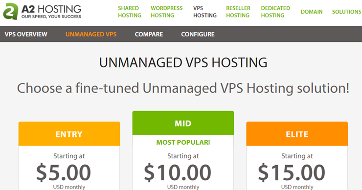 a2 hosting vps hosting review