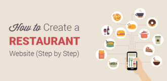Create a restaurant website